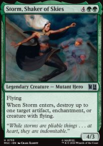 Storm, Shaker of Skies - Marvel Super Heroes Commander Decks