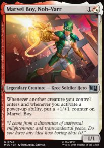 Marvel Boy, Noh-Varr - Marvel Super Heroes Commander Decks