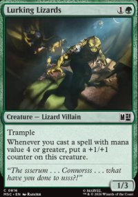 Lurking Lizards - Marvel Super Heroes Commander Decks