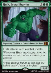 Hulk, Brutal Brawler - Marvel Super Heroes Commander Decks