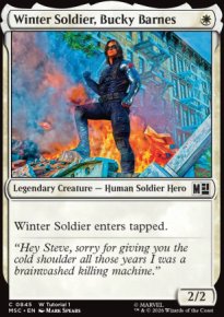 Winter Soldier, Bucky Barnes - Marvel Super Heroes Commander Decks