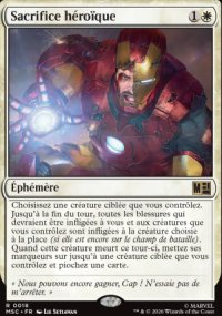 Sacrifice h�ro�que - Marvel Super Heroes Commander Decks