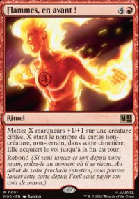 Flammes, en avant�! - Marvel Super Heroes Commander Decks