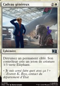 Cadeau g�n�reux - Marvel Super Heroes Commander Decks