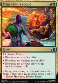 Trou dans la coque - Marvel Super Heroes Commander Decks