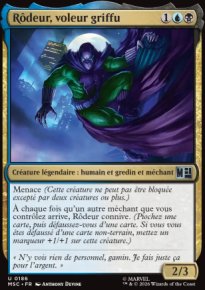 R�deur, voleur griffu - Marvel Super Heroes Commander Decks