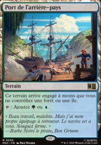 Port de l'arri�re-pays - Marvel Super Heroes Commander Decks