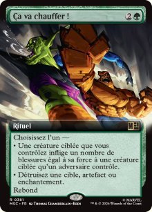 �a va chauffer�! - Marvel Super Heroes Commander Decks