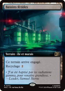 Bassins f�tides - Marvel Super Heroes Commander Decks
