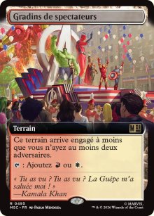 Gradins de spectateurs - Marvel Super Heroes Commander Decks