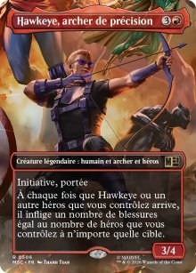 Hawkeye, archer de pr�cision - Marvel Super Heroes Commander Decks