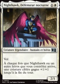 Nighthawk, D�fenseur nocturne - Marvel Super Heroes Commander Decks