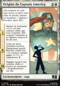 Origine de Captain America - Marvel Super Heroes Commander Decks