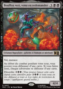 Bouffon vert, venu en redemander - Marvel Super Heroes Commander Decks