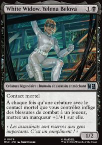White Widow, Yelena Belova - Marvel Super Heroes Commander Decks