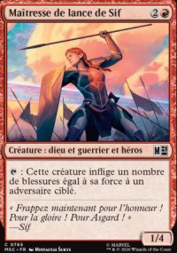Ma�tresse de lance de Sif - Marvel Super Heroes Commander Decks