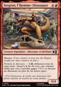 Stegron, l'Homme-Dinosaure - Marvel Super Heroes Commander Decks