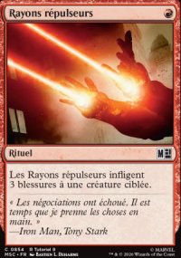 Rayons r�pulseurs - Marvel Super Heroes Commander Decks