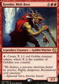 Krenko, Mob Boss - Merfolk vs. Goblins