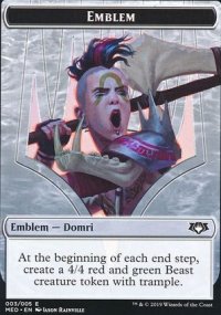 Emblem Domri, Chaos Bringer - Ravnica Allegiance - Mythic Edition