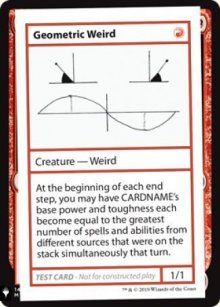 Geometric Weird - Mystery Booster