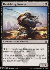 Unyielding Krumar - 