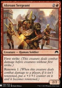 Akroan Sergeant - Mystery Booster