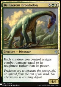 Belligerent Brontodon - Mystery Booster