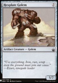 Hexplate Golem - Mystery Booster