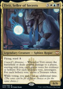 Tivit, Seller of Secrets 1 - Streets of New capenna Commander Decks