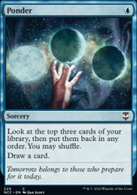 Ponder - Streets of New capenna Commander Decks