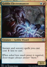 Goblin Electromancer - Streets of New capenna Commander Decks