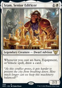 Sram, Senior Edificer - Kamigawa Neon Dynasty Commander Decks