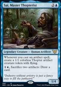 Sai, Master Thopterist - Kamigawa Neon Dynasty Commander Decks