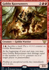 Goblin Razerunners - Kamigawa Neon Dynasty Commander Decks