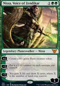 Nissa, Voice of Zendikar - Kamigawa Neon Dynasty Commander Decks