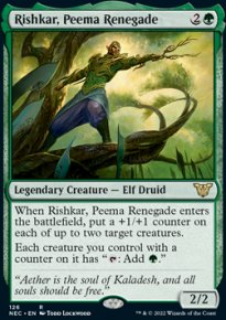 Rishkar, Peema Renegade - Kamigawa Neon Dynasty Commander Decks