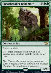 Spearbreaker Behemoth - Kamigawa Neon Dynasty Commander Decks