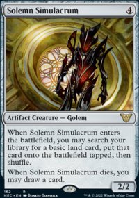 Solemn Simulacrum - Kamigawa Neon Dynasty Commander Decks