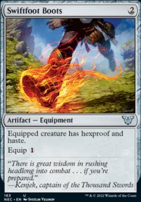 Swiftfoot Boots - Kamigawa Neon Dynasty Commander Decks