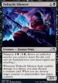 Dokuchi Silencer 1 - Kamigawa: Neon Dynasty