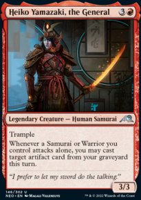 Heiko Yamazaki, the General 1 - Kamigawa: Neon Dynasty