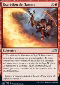 Excrtion de flamme - 