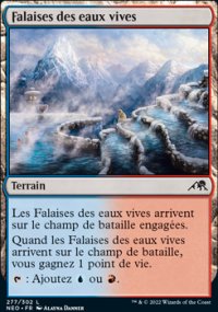 Falaises des eaux vives - 