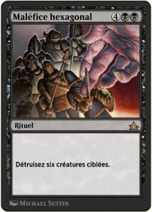 Malfice hexagonal - Through the Omenpaths - Bonus sheet