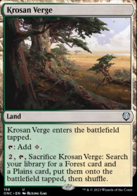 Krosan Verge - Phyrexia: All Will Be One Commander Decks