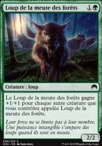 Loup de la meute des forts - 