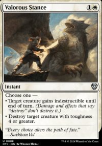 Valorous Stance - Outlaws of Thunder Junction Commander Decks