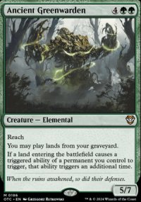 Ancient Greenwarden - Outlaws of Thunder Junction Commander Decks