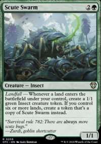 Scute Swarm - Outlaws of Thunder Junction Commander Decks